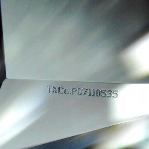 19620 Tiffany Co Platinum 0.64ct F VS1 Square Princess Diamond Engagement Ring 6 - Picture 3 of 10